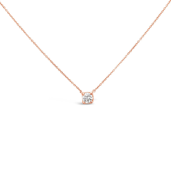 Auksine grandinele ir pakabukas su deimantu N612D