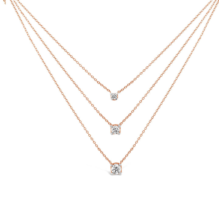 Auksine grandinele ir pakabukas su deimantu N612D