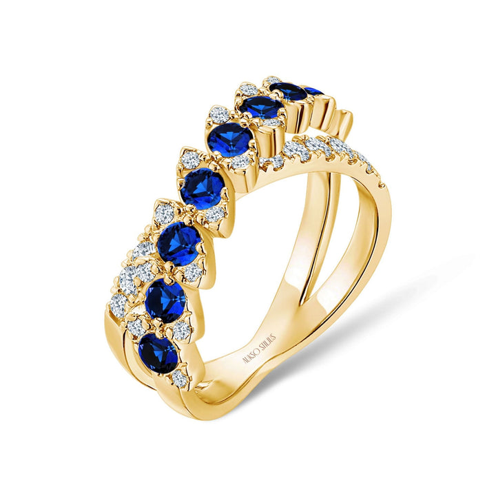 Auksinis_ziedas_su_deimantais_ir_safyrais_R190DS-1Y