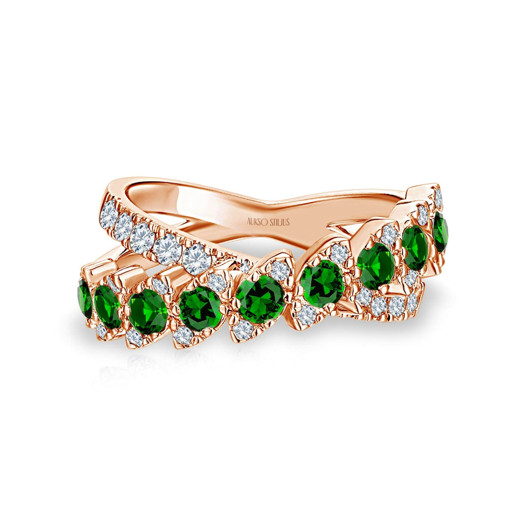 Auksinis_ziedas_su_deimantais_ir_smaragdais_R190DE-1R