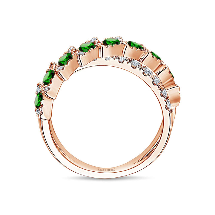 Auksinis_ziedas_su_deimantais_ir_smaragdais_R190DE-1R