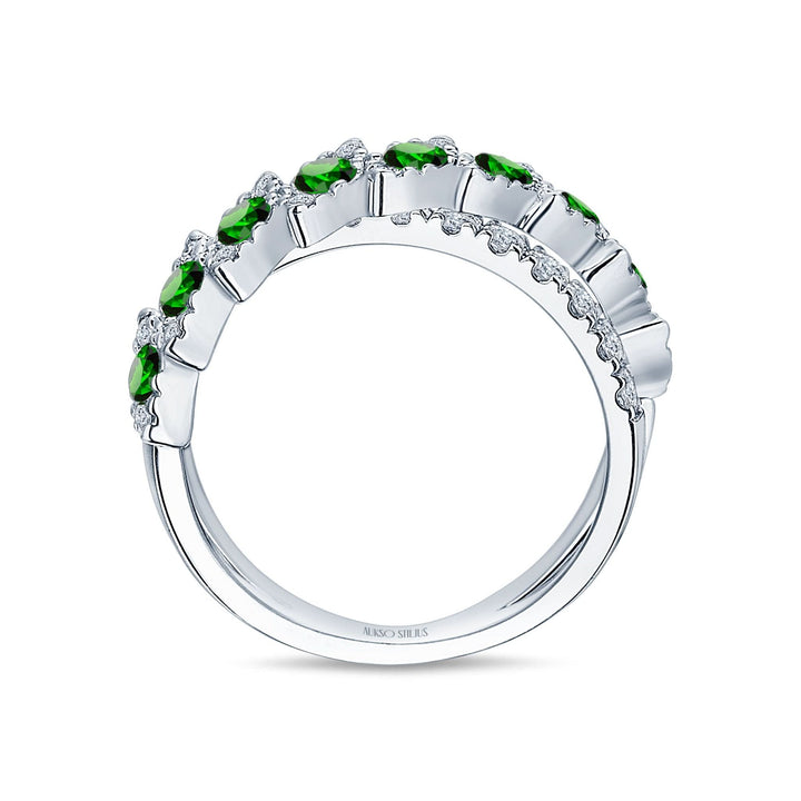 Auksinis_ziedas_su_deimantais_ir_smaragdais_R190DE-1W