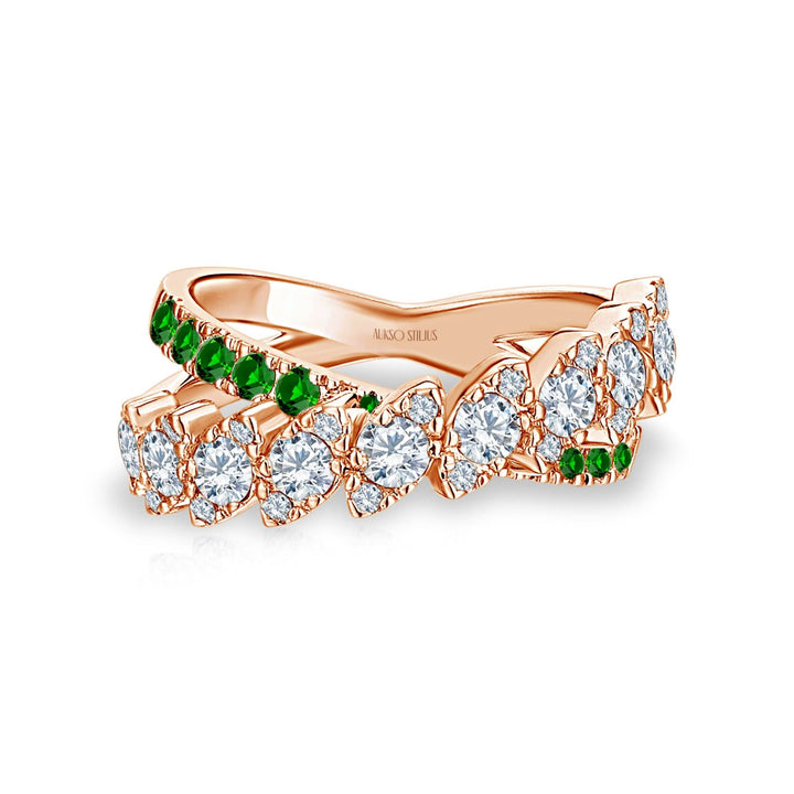 Auksinis_ziedas_su_deimantais_ir_smaragdais_R190DE-2R