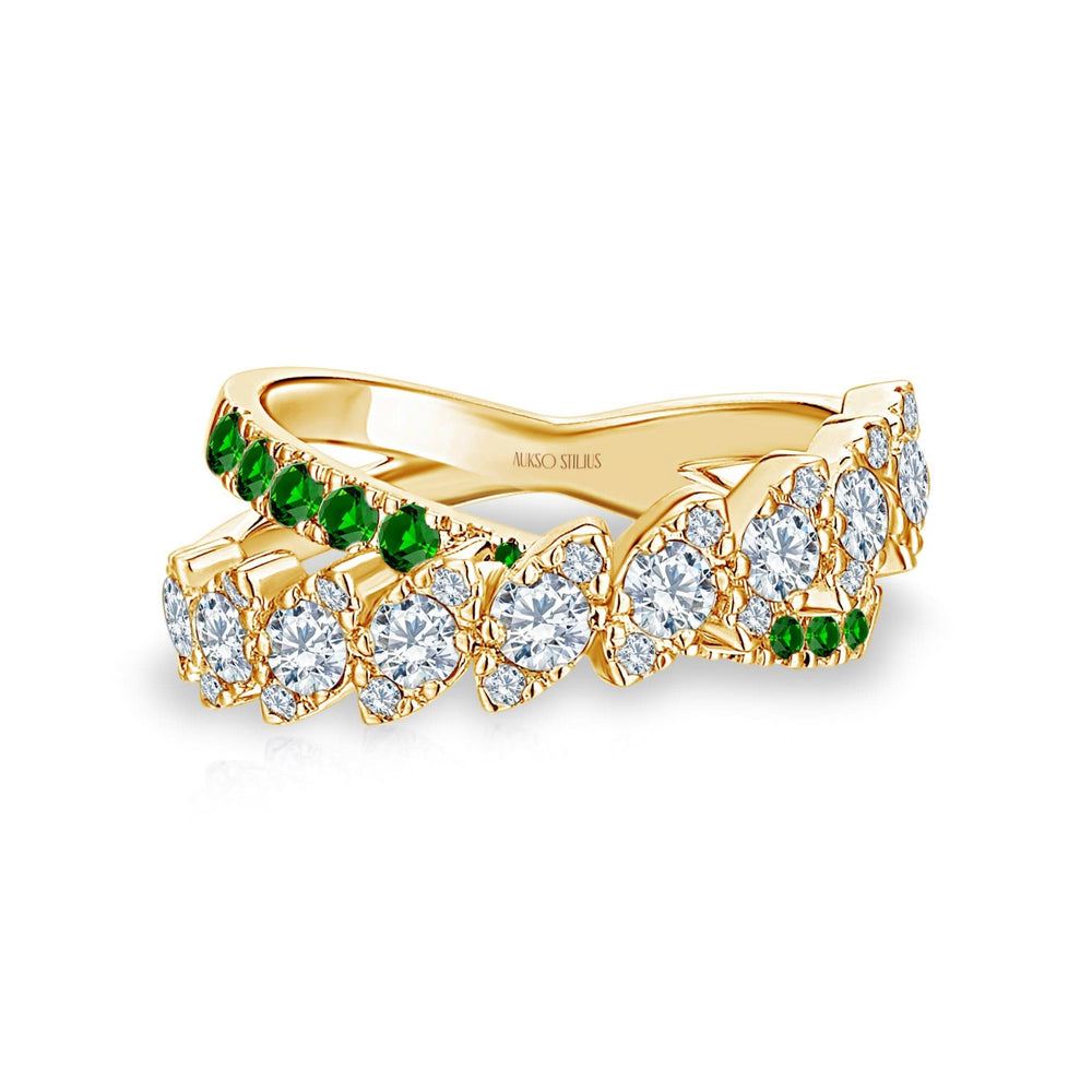 Auksinis_ziedas_su_deimantais_ir_smaragdais_R190DE-2Y
