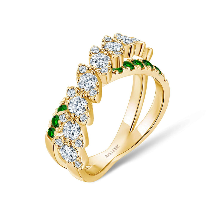 Auksinis_ziedas_su_deimantais_ir_smaragdais_R190DE-2Y