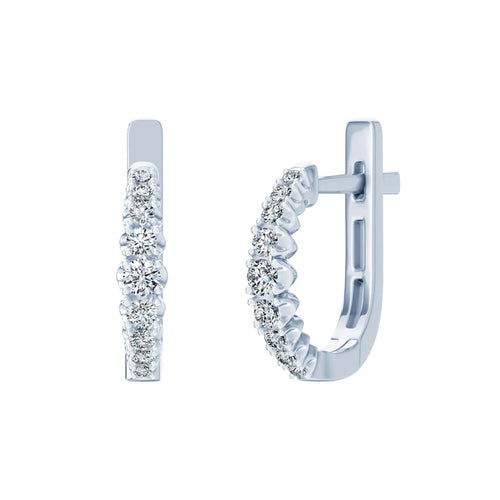 Balto aukso auskarai