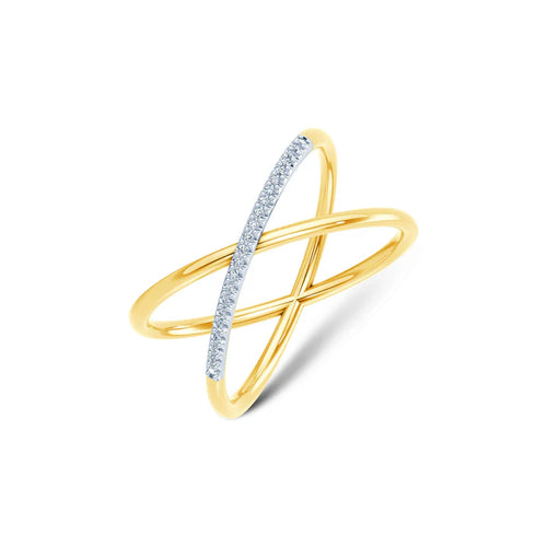 Minimalistiniai auksiniai žiedai