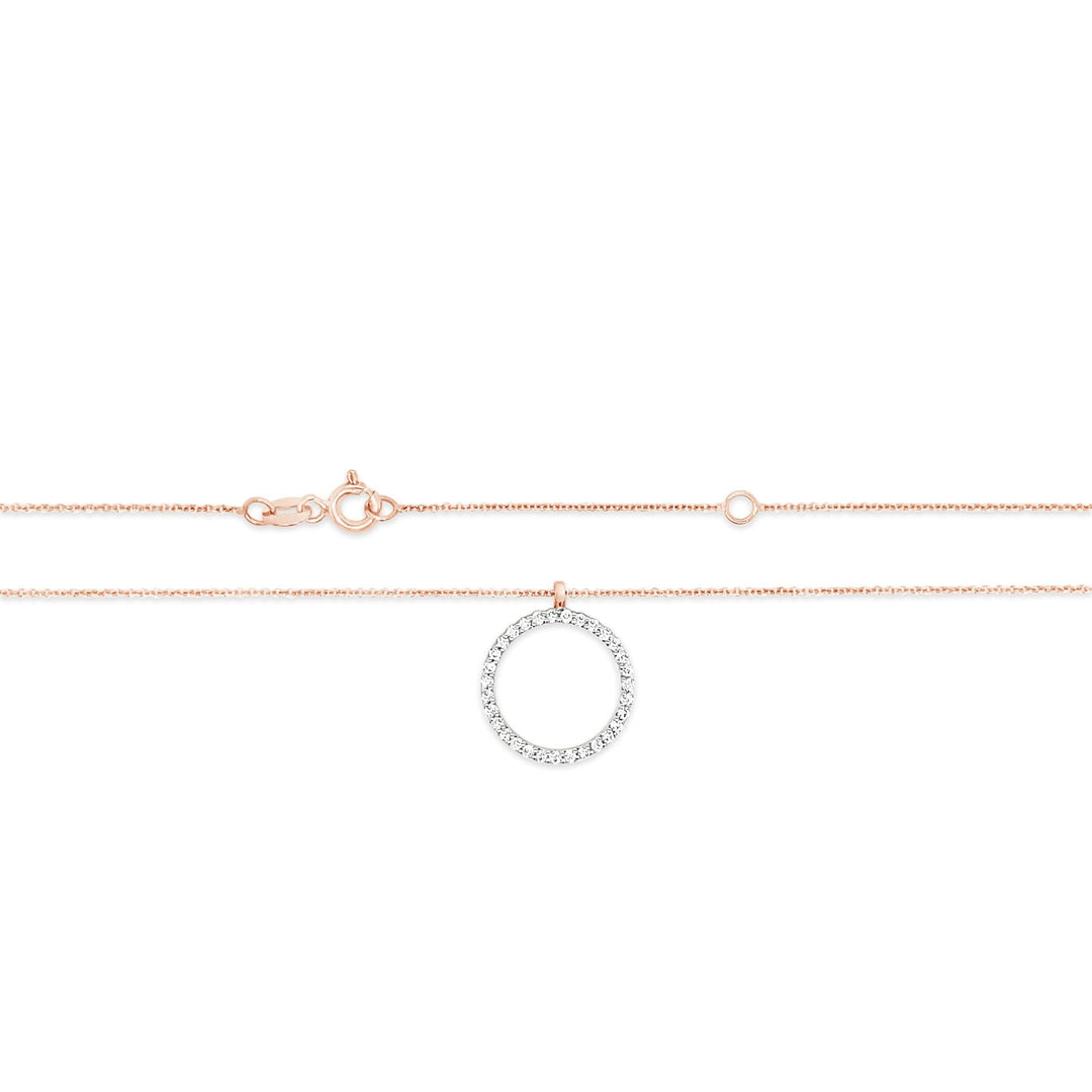 Auksine grandinele ir pakabukas su deimantais