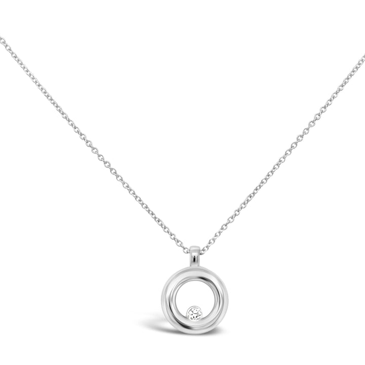 Auksine grandinele ir pakabukas su deimantu