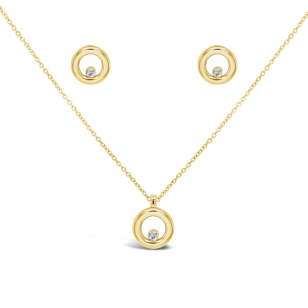 Auskarai su deimantais E410D