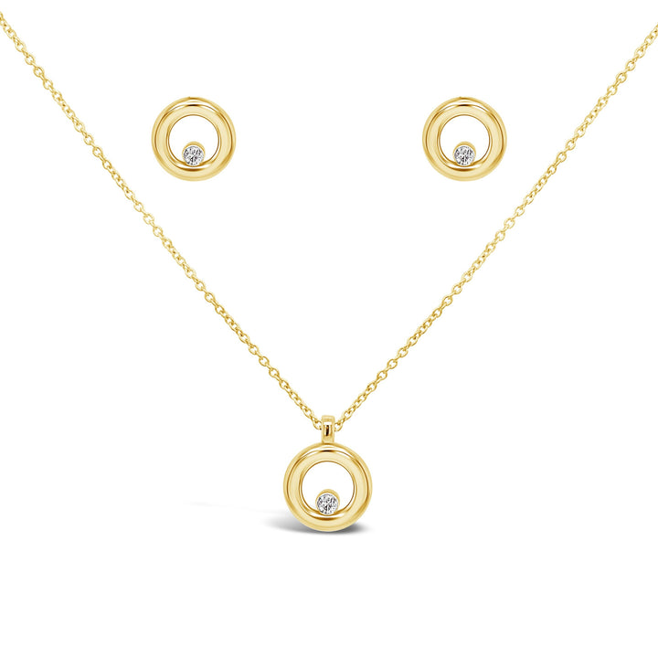 Auskarai su deimantais E410D