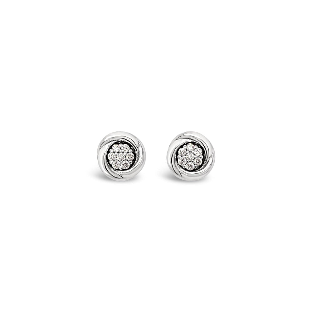 Auskarai su deimantais E415D