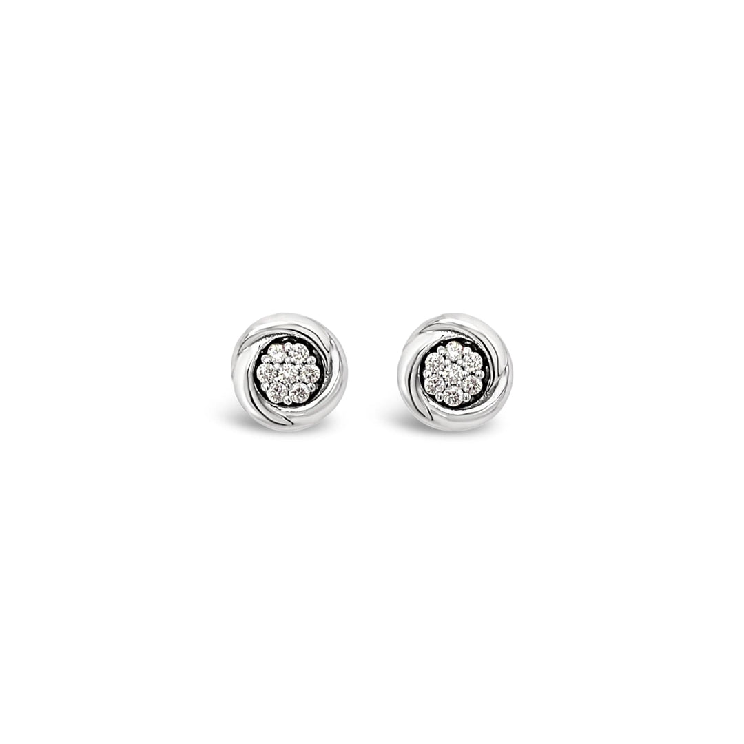 Auskarai su deimantais E415D