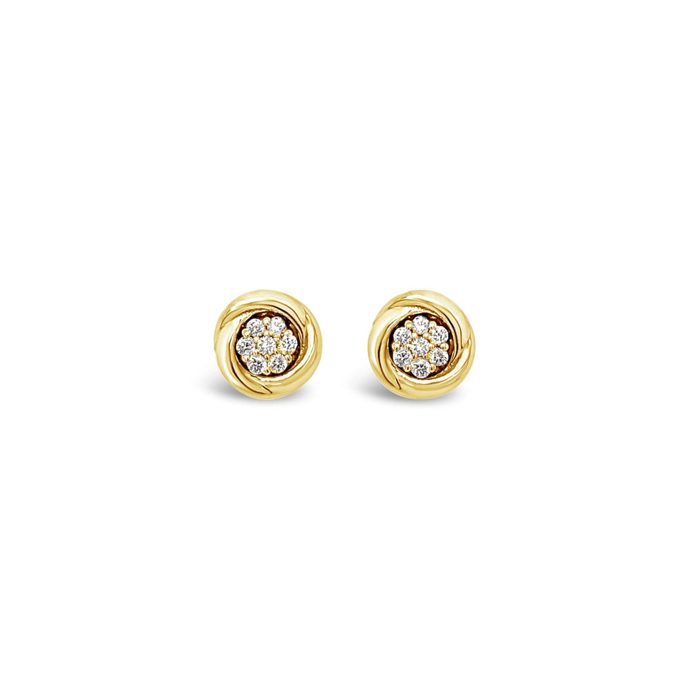 Auskarai su deimantais E415D