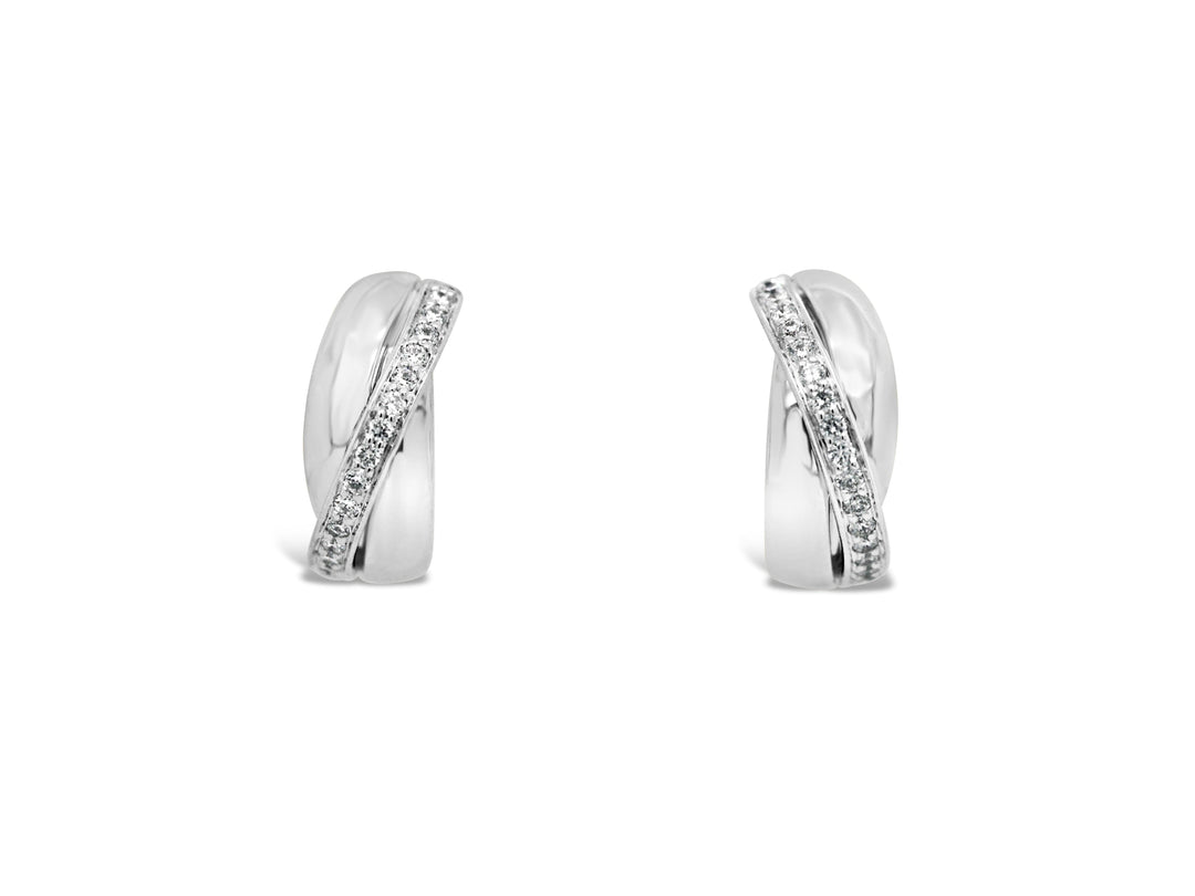 Auskarai su deimantais E432D 