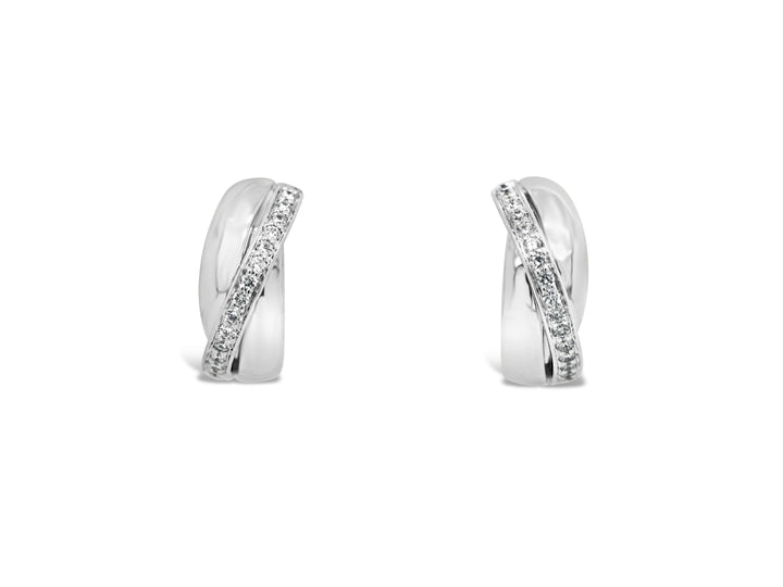 Auskarai su deimantais E432D 