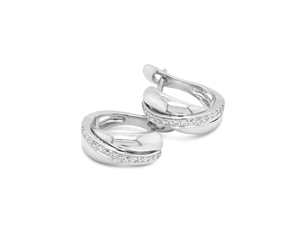 Auskarai su deimantais E432D 