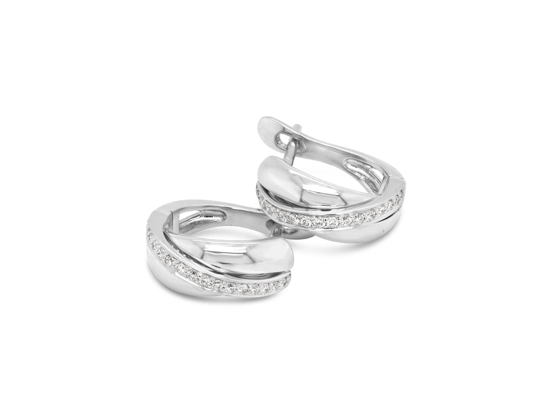 Auskarai su deimantais E432D 