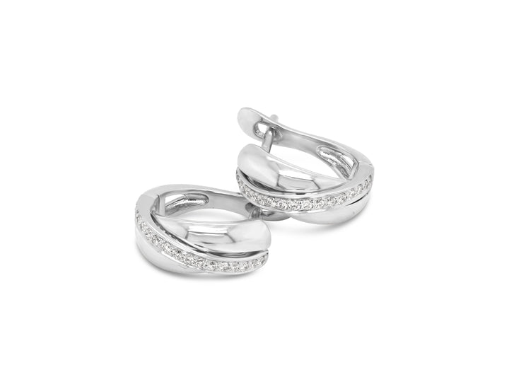 Auskarai su deimantais E432D 