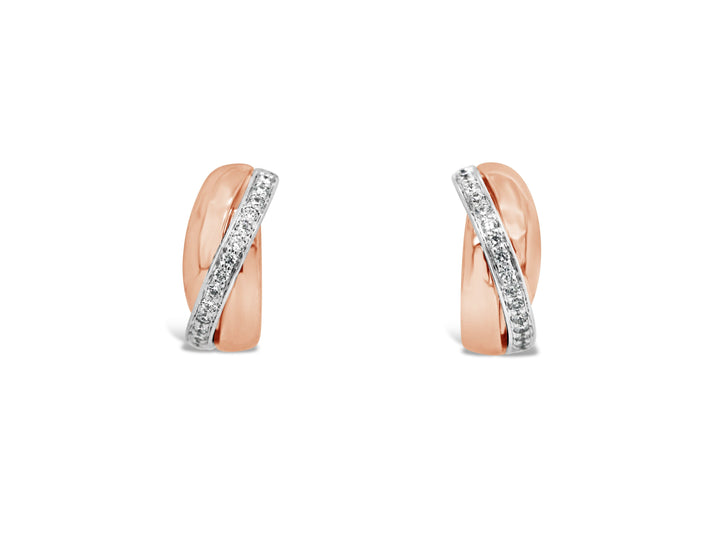 Auskarai su deimantais E432D 